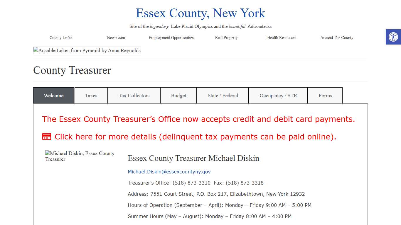 County Treasurer - Essex County, New York